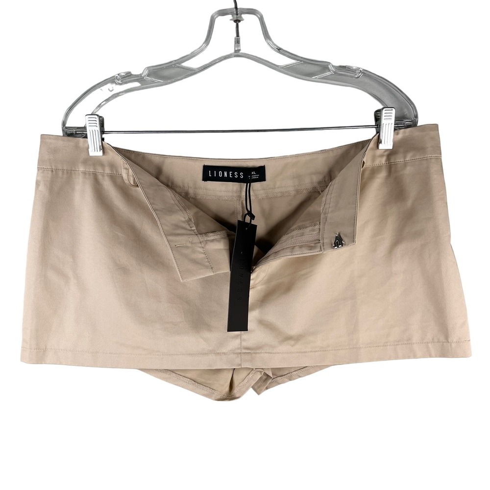 Lioness Rhode Mini Skirt Skort Taupe XL 10